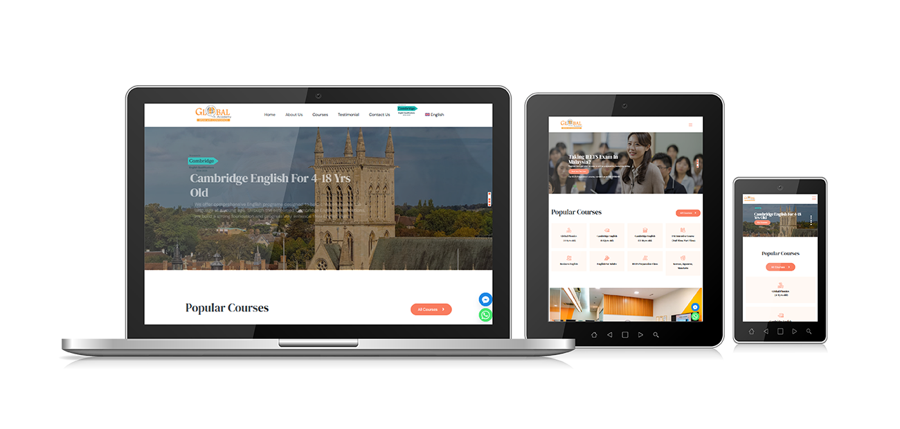 Global Academy Website