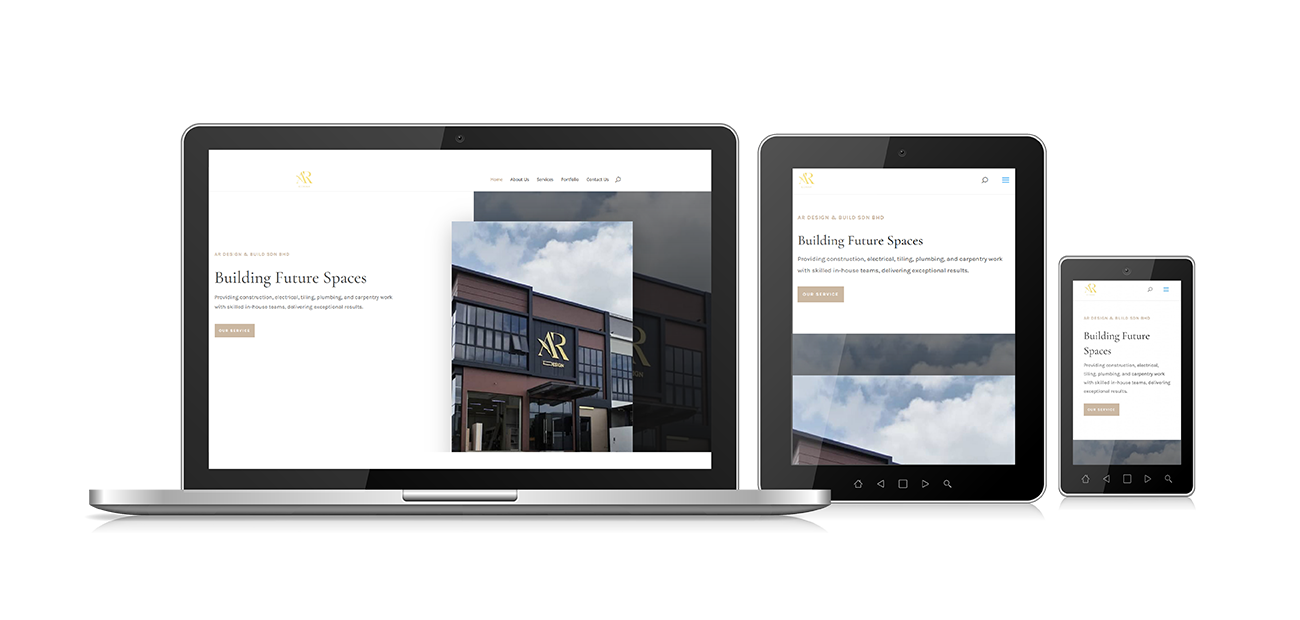 AR Design & Build Website