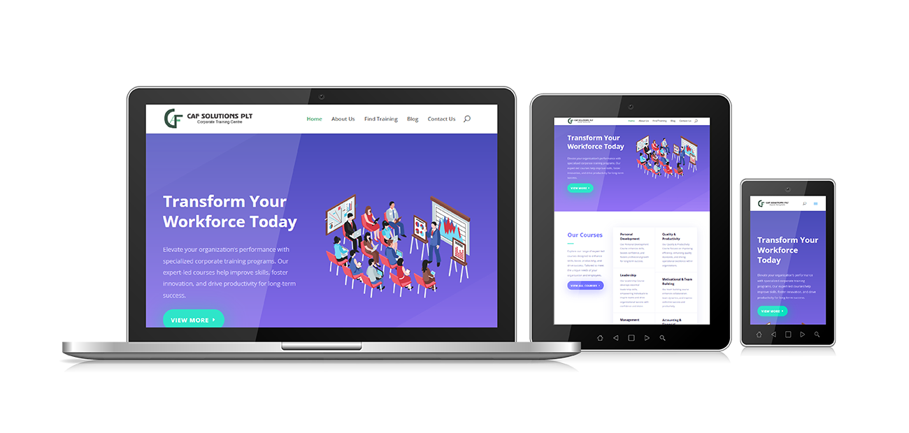 Caf Solution Website