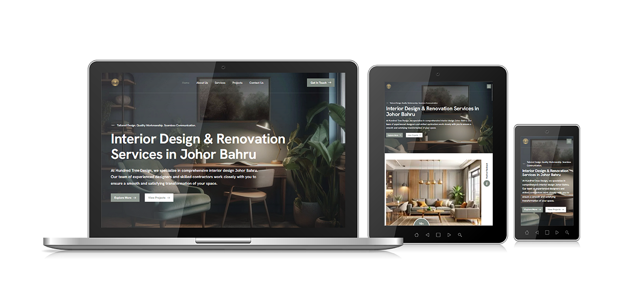 Hundred Tree Design Website