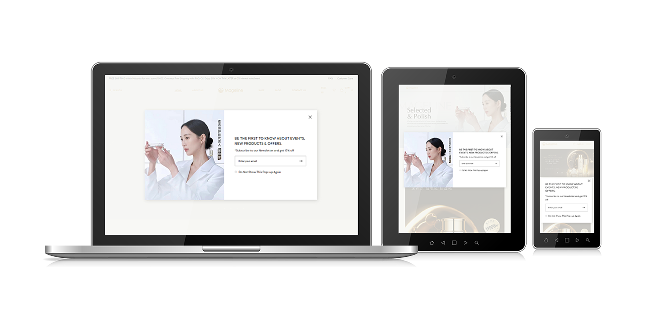 Mageline Store Website